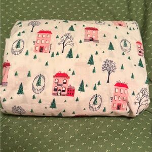 Kate Spade Holiday Village Patterned Queen Sheet Set